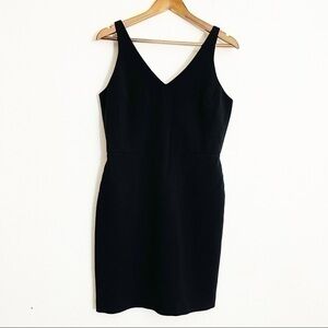 Loft Sleeveless Dress Women Size 6 Black Career